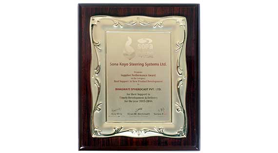 Sona Koyo Steering Systems Ltd. 2015-2016
