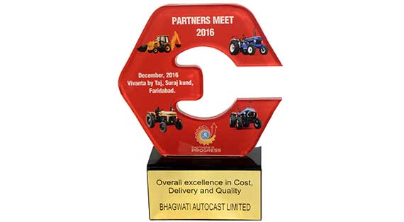 Partners Meet 2016 | Overall Excellence in Cost, Delivery and Quality Escorts