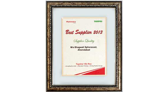 Best Supplier 2013